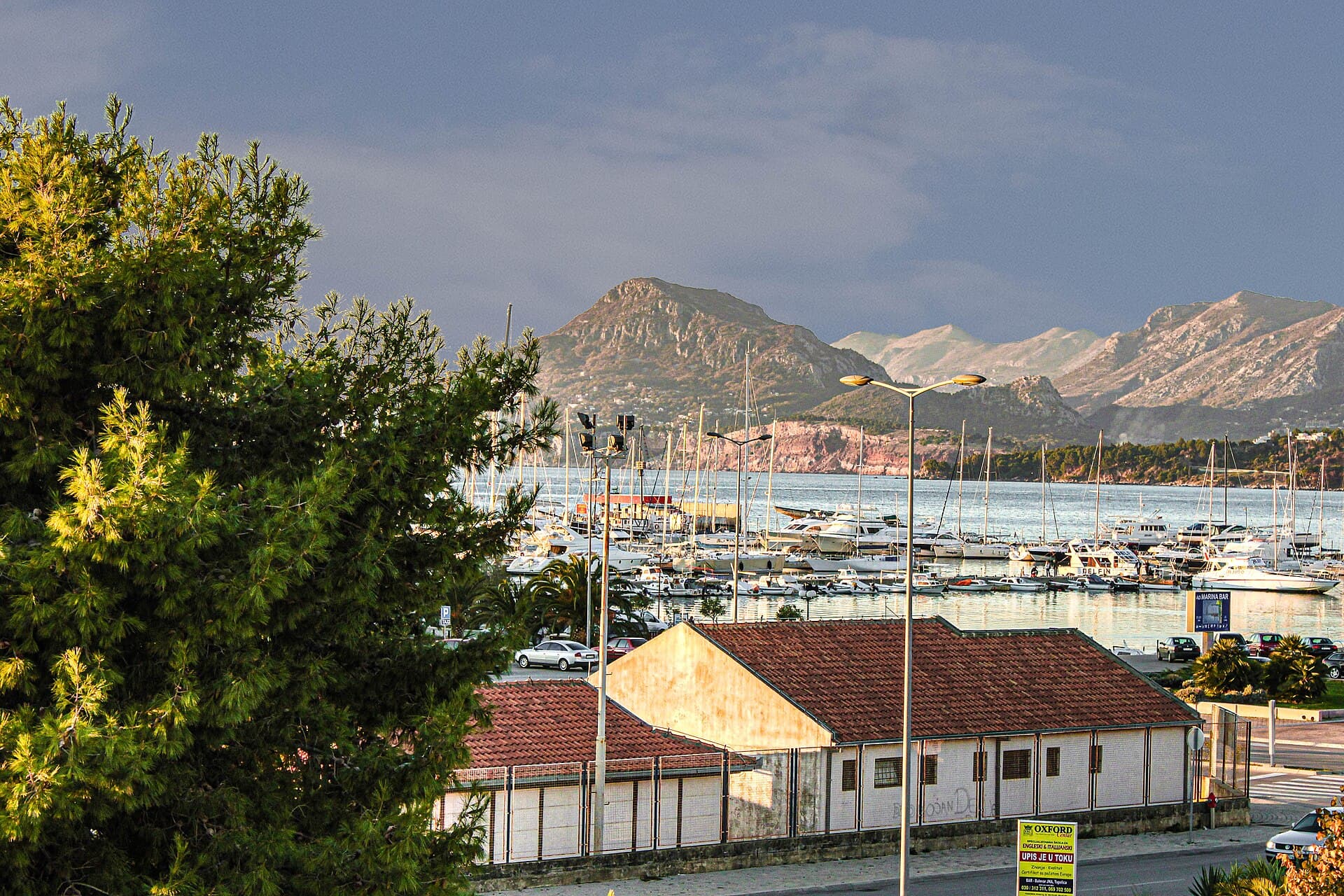 Marina and harbour in Bar, Montenegro