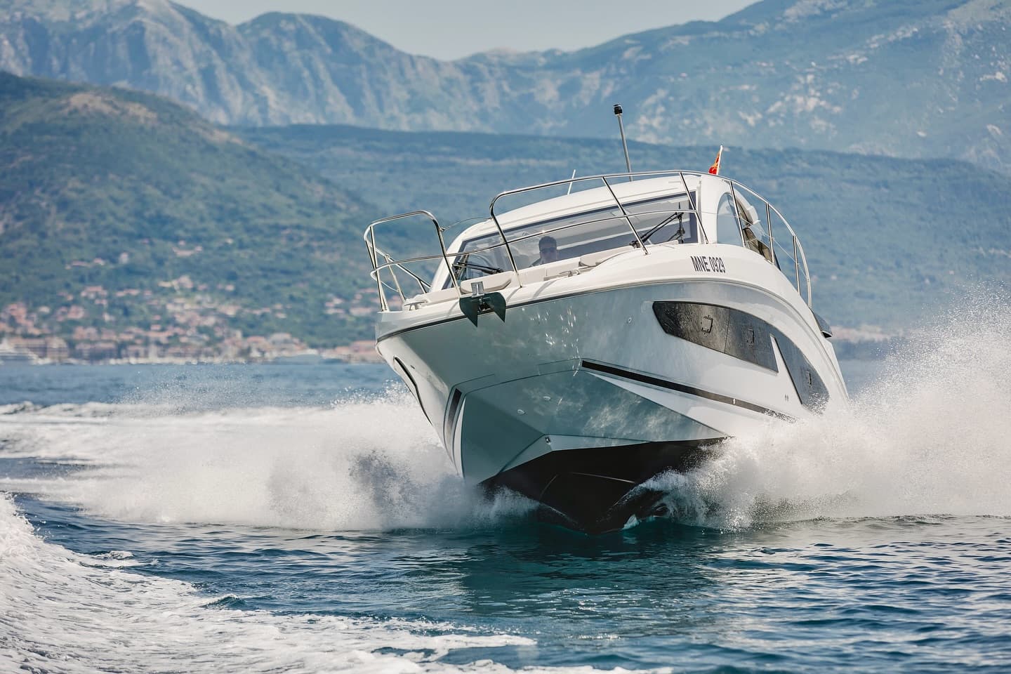 Beneteau Gran Turismo 36 cruising in the Bay of Kotor